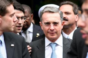 Colombian President Alvaro Uribe