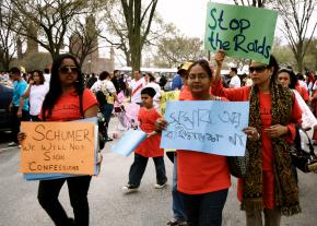 The March 21 demonstration for immigrant rights in Washington, D.C., drew more than 200,000 people