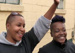 Renika Wheeler (left) and Michelene Meusa