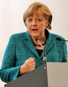 German Chancellor Angela Merkel