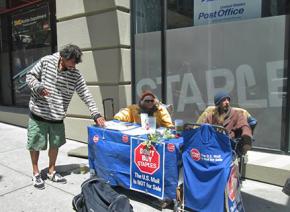 Occupy activists have taken up the Stop Staples campaign in San Francisco