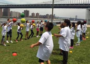 Students from PS 307 in New York City